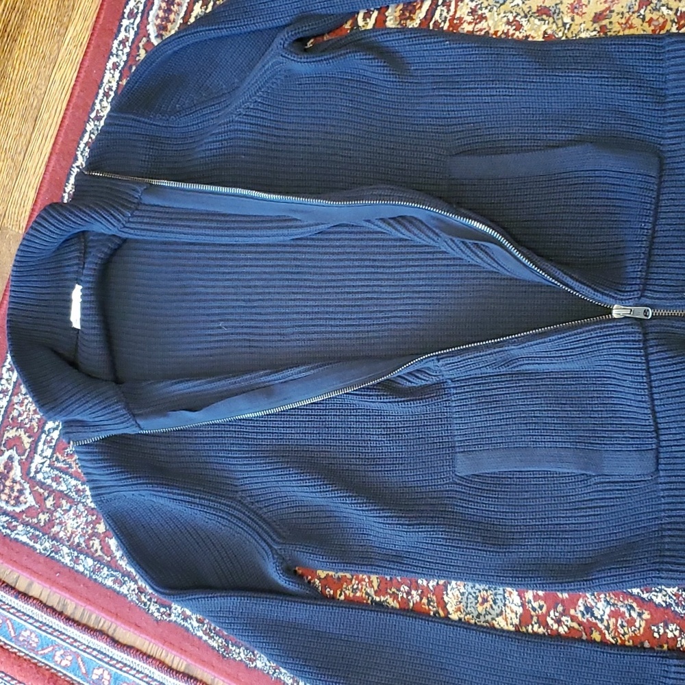 GAP Mockneck Sweater Jacket 100% Cotton - Picture 11 of 16